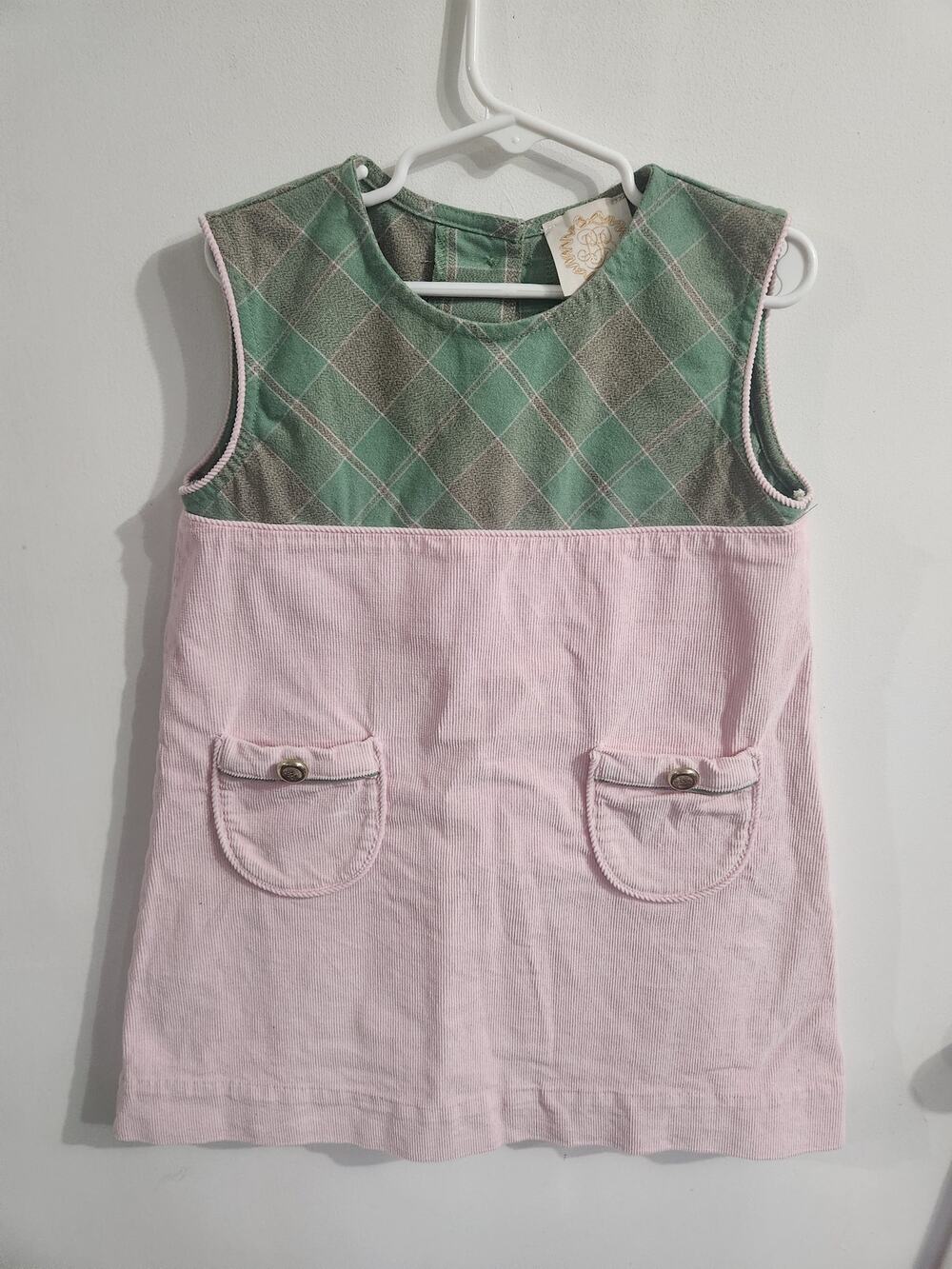 The Beaufort Bennet Company pink corduroy dress 6Y
